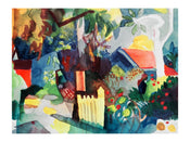 Affiche Art August Macke Landschaft 60x80cm AM 46 | Yourdecoration.fr