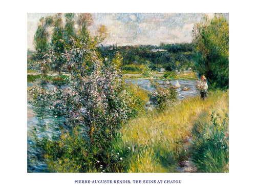 Affiche Art Auguste Renoir The Seine at Chatou 80x60cm REN 91 | Yourdecoration.fr