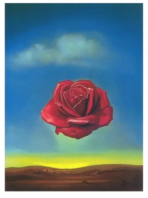 Affiche Art Salvador Dali Rose Meditative 60x80cm SD 883 | Yourdecoration.fr