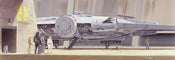 Papier Peint - Star Wars Classic RMQ Millenium Falcon 368x127cm - Papier