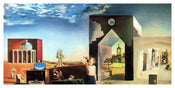 Affiche Art Salvador Dali Banlieue de la Ville 100x50cm SD 809 PGM | Yourdecoration.fr