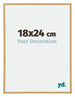 Annecy Plastique Cadre Photo 18x24cm Hêtre De Face Mesure | Yourdecoration.fr