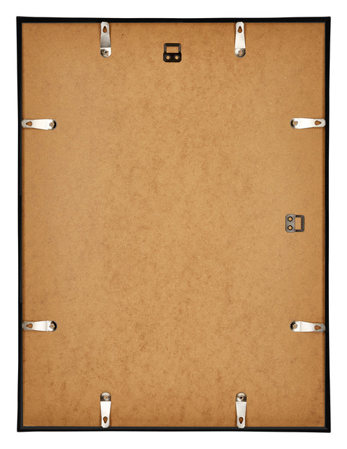 Annecy Plastique Cadre Photo 18x24cm Noir Brillant Arriere | Yourdecoration.fr