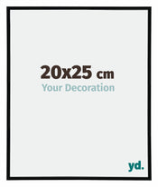 Annecy Plastique Cadre Photo 20x25cm Noir Brillant Mesure | Yourdecoration.fr