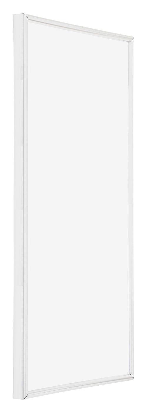 Annecy Plastique Cadre Photo 20x40cm Blanc Brillant De Face Oblique | Yourdecoration.fr