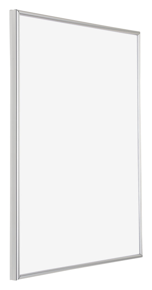Annecy Plastique Cadre Photo 24x30cm Argent De Face Oblique | Yourdecoration.fr