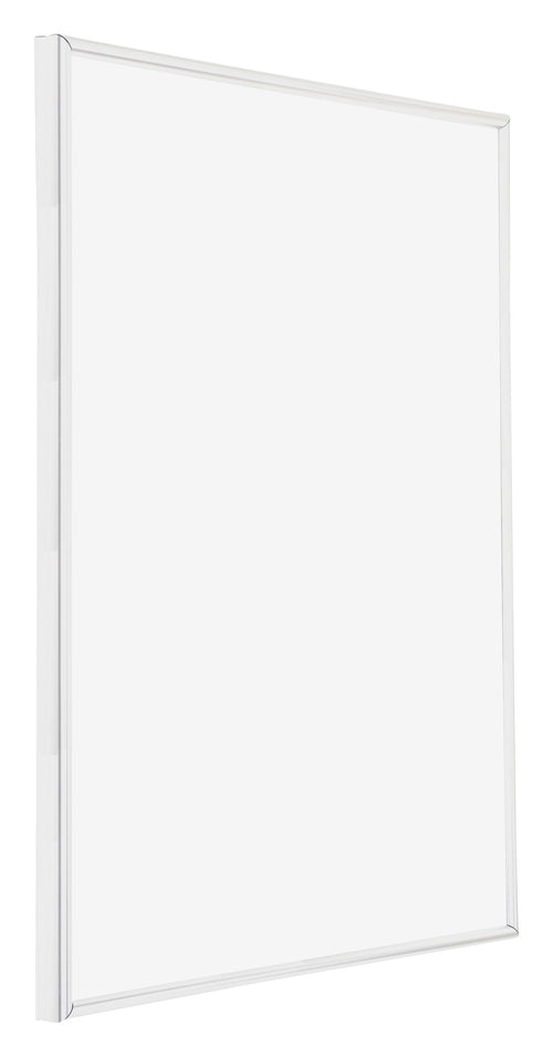 Annecy Plastique Cadre Photo 24x30cm Blanc Brillant De Face Oblique | Yourdecoration.fr