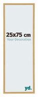 Annecy Plastique Cadre Photo 25x75cm Hêtre Clair De Face Mesure | Yourdecoration.fr