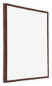 Annecy Plastique Cadre Photo 30x30cm Brun De Face Oblique | Yourdecoration.fr