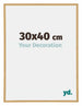 Annecy Plastique Cadre Photo 30x40cm Hêtre De Face Mesure | Yourdecoration.fr