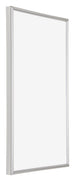 Annecy Plastique Cadre Photo 30x50cm Argent De Face Oblique | Yourdecoration.fr
