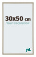 Annecy Plastique Cadre Photo 30x50cm Champagne De Face Mesure | Yourdecoration.fr