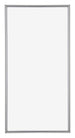 Annecy Plastique Cadre Photo 30x60cm Argent De Face | Yourdecoration.fr