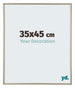 Annecy Plastique Cadre Photo 35x45cm Champagne De Face Mesure | Yourdecoration.fr
