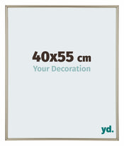 Annecy Plastique Cadre Photo 40x55cm Champagne De Face Mesure | Yourdecoration.fr