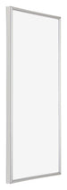 Annecy Plastique Cadre Photo 40x80cm Argent De Face Oblique | Yourdecoration.fr