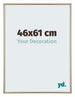 Annecy Plastique Cadre Photo 46x61cm Champagne De Face Mesure | Yourdecoration.fr