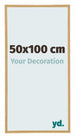 Annecy Plastique Cadre Photo 50x100cm Hêtre Clair De Face Mesure | Yourdecoration.fr