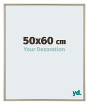 Annecy Plastique Cadre Photo 50x60cm Champagne De Face Mesure | Yourdecoration.fr