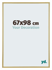 Annecy Plastique Cadre Photo 67x98cm Or De Face Mesure | Yourdecoration.fr