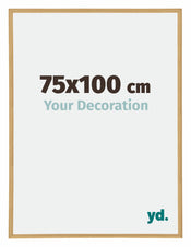 Annecy Plastique Cadre Photo 75x100cm Hêtre De Face Mesure | Yourdecoration.fr
