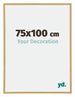 Annecy Plastique Cadre Photo 75x100cm Hêtre De Face Mesure | Yourdecoration.fr