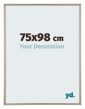 Annecy Plastique Cadre Photo 75x98cm Champagne De Face Mesure | Yourdecoration.fr
