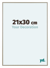 Austin Aluminium Cadre Photo 21x30cm Champagne De Face Mesure | Yourdecoration.fr