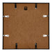 Austin Aluminium Cadre Photo 30x30cm Noir Brillant Arriere | Yourdecoration.fr