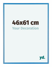 Austin Aluminium Cadre Photo 46x61cm Blue Acier De Face Mesure | Yourdecoration.fr