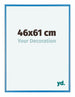Austin Aluminium Cadre Photo 46x61cm Blue Acier De Face Mesure | Yourdecoration.fr