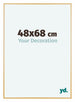 Austin Aluminium Cadre Photo 48x68cm Or Vintage De Face Mesure | Yourdecoration.fr