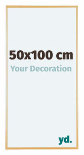 Austin Aluminium Cadre Photo 50x100cm Or Vintage De Face Mesure | Yourdecoration.fr