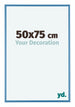 Austin Aluminium Cadre Photo 50x75cm Blue Acier De Face Mesure | Yourdecoration.fr