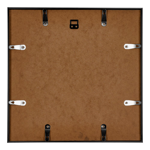 Austin Aluminium Cadre Photo 55x55cm Noir Brillant Arriere | Yourdecoration.fr