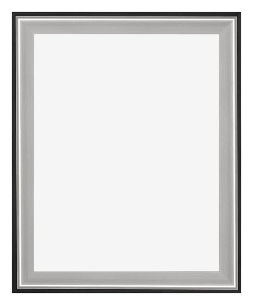 Birmingham Bois Cadre Photo 24x30cm Noir Argent Poli De face | Yourdecoration.fr