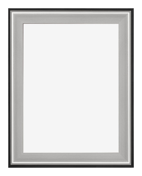 Birmingham Bois Cadre Photo 30x40cm Noir Argent Poli De face | Yourdecoration.fr