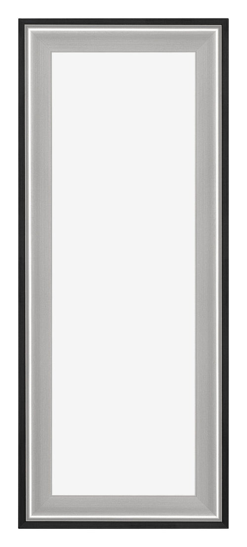 Birmingham Bois Cadre Photo 37 5x98cm Noir Argent Poli De Face | Yourdecoration.fr