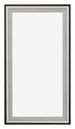 Birmingham Bois Cadre Photo 40x80cm Noir Argent Poli De face | Yourdecoration.fr