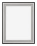 Birmingham Bois Cadre Photo 48x64cm Noir Argent Poli De Face | Yourdecoration.fr