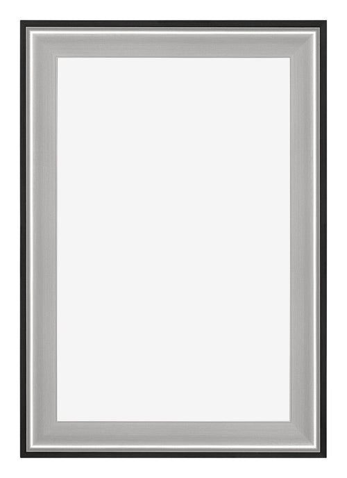 Birmingham Bois Cadre Photo 50x75cm Noir Argent Poli De Face | Yourdecoration.fr
