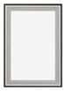 Birmingham Bois Cadre Photo 61x91 5cm Noir Argent Poli De face | Yourdecoration.fr