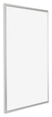 Bordeaux Plastique Cadre Photo 20x28cm Argent De face Oblique | Yourdecoration.fr
