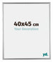 Bordeaux Plastique Cadre Photo 40x45cm Argent De face Mesure | Yourdecoration.fr