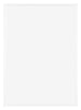 Bordeaux Plastique Cadre Photo 48x67cm Blanc Brillant De Face | Yourdecoration.fr