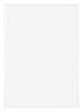 Bordeaux Plastique Cadre Photo 59 4x84cm A1 Blanc Brillant De face | Yourdecoration.fr