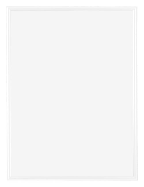 Bordeaux Plastique Cadre Photo 60x80cm Blanc Brillant De face | Yourdecoration.fr