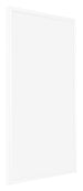 Bordeaux Plastique Cadre Photo 60x90cm Blanc Brillant De face Oblique | Yourdecoration.fr