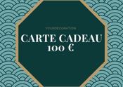 Carte cadeau d’une valeur de 100 €