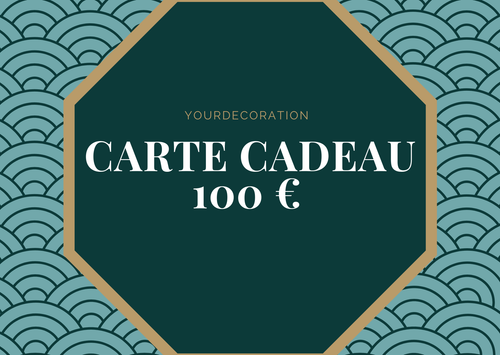 Carte cadeau d’une valeur de 100 €